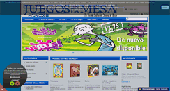 Desktop Screenshot of juegosenlamesa.com